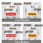 Aqara D1 Smart Zigbe Switch Wireless Switch Key Light Remote Control Fire Wire With /No Neutral Work With Mi Home HomeKit