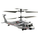 Black Hawks 2.4G 3.5CH Military Design Modular Battery One-key Takeoff and Landing Altitude Hold RC Helicopter RTF