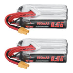 LinkMejor 15.2V 660mAh 90C 4S LiPo Battery XT30 Plug for GEPRC Cinelog30 V3 FPV Racing Drone