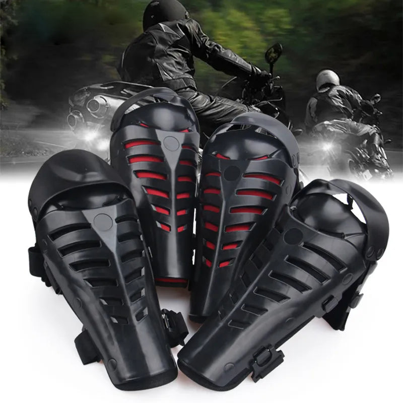 2pcs Motorcycle Racing Safety Protective Gear Wrist Knee Protector Knee Pads Motorbike Riding Protection Gear