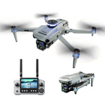 LinkMejor P50 GPS 5G WiFi FPV with 4.5inch LCD Screen Controller 1080P HD Dual Camera Servo Gimbal 360° Obstacle Avoidance Brushless Foldable RC Drone Quadcopter RTF