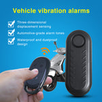 LinkMejor 110dB Anti-Theft Bicycle Alarm Adjustable Volume Vibration Remote Waterproof Alarm for Motorcycles Electric Vehicle