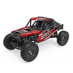 LinkMejor 18499 RTR 1/18 2.4G 4WD RC Car Rock Crawler Pipe Rack Off-Road Climbing Truck LED Light Full Proportional Vehicles Models Straight Bridge Axle Toys