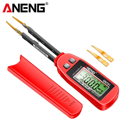 LinkMejor GN701 High Precision Smart SMD Tester Handheld Component Analysis Resistor Capacitor Diode Testing Secure CAT II Standard