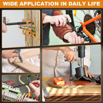 Versatile 42 Piece Magnetic Screwdriver Kit with Reliable Detachable Handle for Home Office Bike Repairs