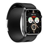 S101 2.06-inch AMOLED  ECG Air Pump Balloon Accurate Blood Pressure Micro-Check NFC Function Voice Broadcast bluetooth Call Heart Rate Blood Oxygen Monitor Sleep Monitoring Non-invasive Blood Glucose Blood Composition Analysis Call Smart Watch
