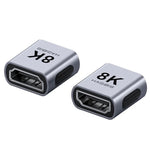 Hagibis AH30 HD Coupler 8K HD 2.1 Female to Female Connector Extension Cable Adapter for HDTV Monitor Laptops Projector TV