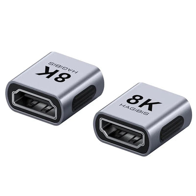 Hagibis AH30 HD Coupler 8K HD 2.1 Female to Female Connector Extension Cable Adapter for HDTV Monitor Laptops Projector TV