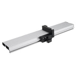 Wnew 450-1220mm Woodworking Miter Gauge Fence Table Saw Fence T Slot Aluminum Alloy Fence Track Stop for Router Table Saw