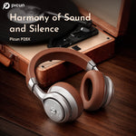 Picun P28X Wireless Headset bluetooth Headphone Dual Drivers 60H Playtime Low Latency Adjustable Headband Support Wired Connection Sports Headphones