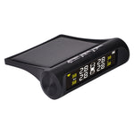 Solar Power TPMS Car Tire Pressure Alarm Monitor System Auto Security External Sensor Tyre Pressure Temperature Warning