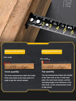 LinkMejor 3M/5M Multifunctional Master Self-stop Steel Tape Measure High Precision Robust Multi-function Household Woodworking Tool