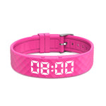 W5VP Smart Fitness Bracelet IP65 Waterproof Sleep Monitor Step Counter LED Display 45 Days Standby Activity Tracker Smart Watch for Men Women