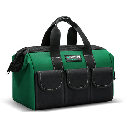 Large Capacity Handheld Tool Bag Carpentry Tools Electrician Bag Repair Wear-resistant Thickened Canvas Men's Field Use Storage Tool Bag