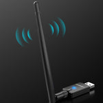 LinkMejor AX900 WiFi6 Wireless Network Card 2.4G/5.8G Dual Band USB 900Mbps High Speed bluetooth 5.3 WiFi Card with External Antenna OFDMA+MU-MIMO Tech for Desktop Windows