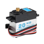 LinkMejor 20KG Digital Servo All Copper Teeth Aluminum Middle Shell Servos