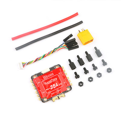 30.5x30.5mm Racerstar REV35 35A BLheli_S 3-6S 4In1 Brushless ESC Built-in Current Sensor Support DShot600 for RC Drone FPV Racing
