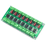 8-way Photoelectric Isolation Module Voltage Isolation Board Control Transfer Drive Board 817 Optocoupler Module