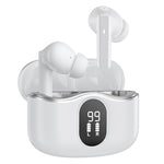 Jiadeshi M18 Headset Wireless bluetooth 5.4 Earphone 4-Mic/6-Mic Call Noise Reduction 13mm PU+PEK Composite Diaphragm 20H Playback LED Digital Display 0.45s Low Game Delay In-ear Sports Headphones