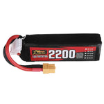 LinkMejor Power 11.1V 2200mAh 120C 3S LiPo Battery XT60 Plug with Adaper for RC Drone