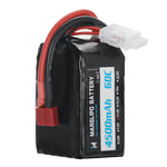 LinkMejor 11.4V 4500mAh 60C 3S Lipo Battery T Plug with XT60 Adapter for RC Model Toys