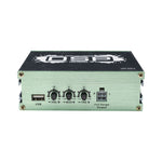 Car Amplifier Car Audio Processor USB 6RCA High Power Long Service Life Improved Sound Quality Mobile App Control 2 Power IC Frequency Modulation Unique Sound Effects Bass Treble Eq Zone