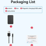 A3 AI Voice Recorder 64GB AI ChatGPT-4 Intelligent Voice Recorder Audio App Phone Call Record Transcribe Summarize Voice to Text conversion Device