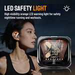 Zombies Cat B22 Earclips Headset Wireless bluetooth 6.0 Earphone 14mm Large Drivers 720° Surround Sound Built-in Warm Lights Smart Ergonomics Design Open-ear Sports Headphones