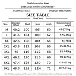 LinkMejor 22 Zones Intelligent Heated Vest USB/DC Charging Fleece Lined Winter Warm Electric Heating Sleeveless Jacket Thermal Outdoor Adjustable Temperature Control