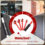 4-in-1 Door Hinge Adjustment Tool Metal Hinge Adjustment Wrench Door and Cabinet Alignment Tools Hinge Gap Repair for Door Hinge