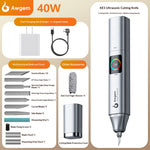 Awgem KE5 Cordless Ultrasonic Cutter 45W 2-in-1 Cutting & Grinding Tool with Replaceable 3000mAh Battery 5 Adjustable Speeds