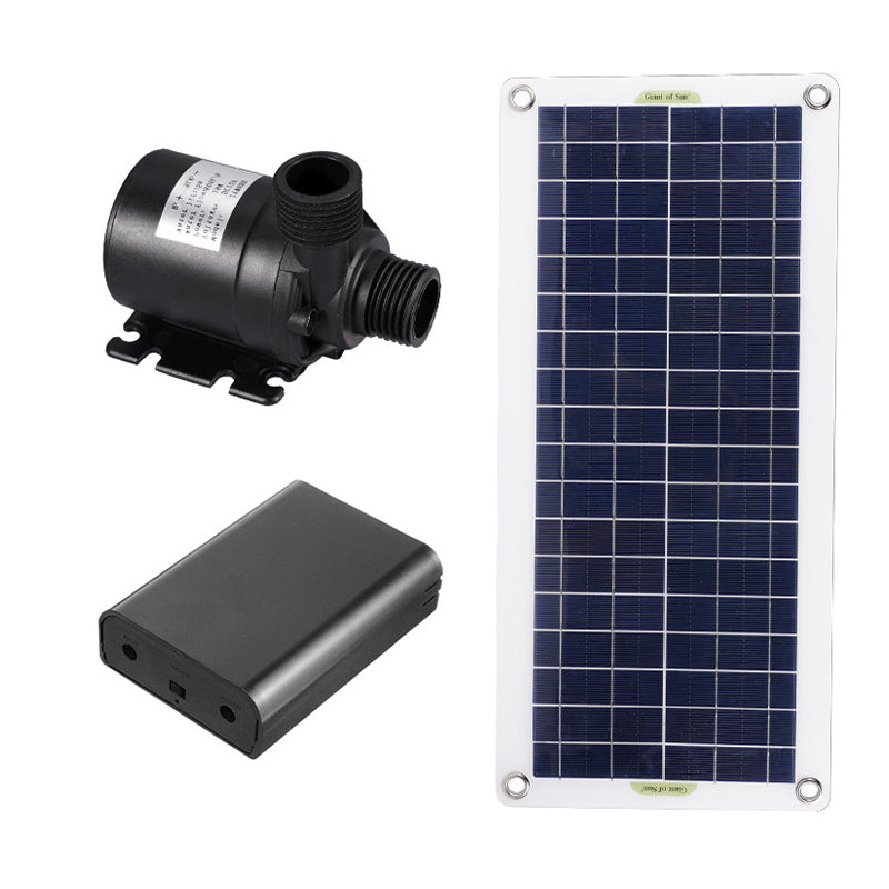 50W 800L/H Solar Panel Power Bank WaterPump Set Ultra-quiet Submersible Water Pump Motory Fish Pond Garden Fountain Decoration