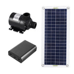 50W 800L/H Solar Panel Power Bank WaterPump Set Ultra-quiet Submersible Water Pump Motory Fish Pond Garden Fountain Decoration