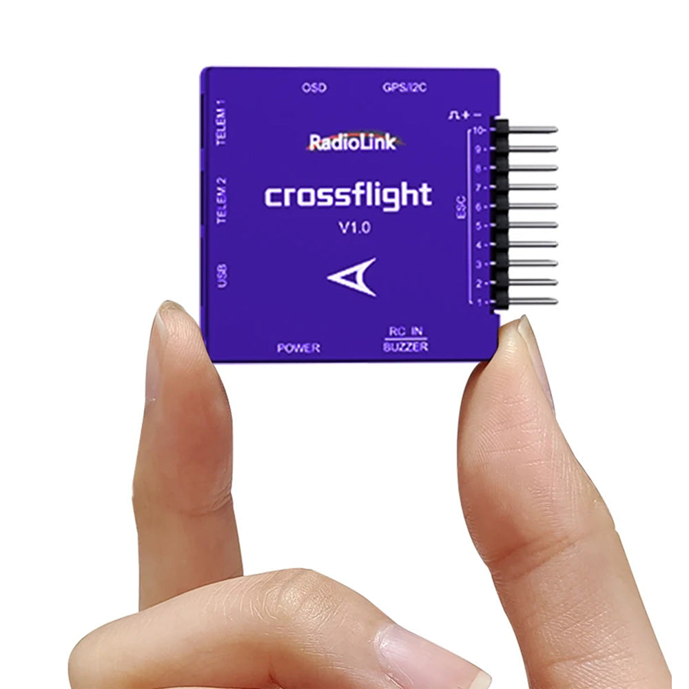 Radiolink Crossflight Flight Controller 2-12S 10 PWM FC wih OSD Module  for FPV Racing Drone RC Car Boat