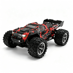 LinkMejor KF13 RTR 1/16 2.4G 4WD 30km/h RC Car High Speed Off-Road Truck Full Proportioal LED Light Remote Control Vehicles Models Toys