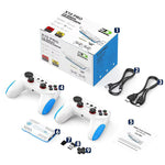 [128G] X10 Pro 10000+ Games TV Game Console 4K UHD Support HD Output 51 Emulators Plug and Play Retro TV Game Stick with 2 Wireless Controllers