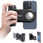 LinkMejor MA35 MagSafes Smartphone Camera Shutter Grip bluetooth Selfie Handle as Camera Photo Stabilizer Vertical Horizontal Shooting