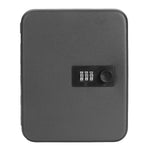 Combination Lock Metal Key Storage Cabinet Wall-Mounted Lockable Safe Box