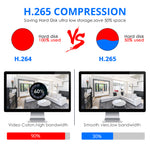 LinkMejor HB615 H.265 5MP Security IP Camera POE ONVIF Outdoor Waterproof IP66 CCTV P2P Video Camera