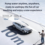 5 in 1 Foldable High Power Cordless Car Washer X9 120W 3.2Wh Portable Rechargeable Pressure Washer Powerful Cleaning Tool for Household
