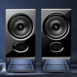 LinkMejor R20 Desktop Computer Speaker Wired bluetooth 6.0 Soundbar with RGB Light Bar Deep Bass Plug and Play Mini Home Speaker Subwoofer