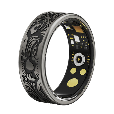 Rogbid SR09 Multifunctional Watch Partner Heart Rate SpO2 Monitor Sleep Monitoring Multi-sport Modes 5ATM Waterproof Gesture Control Smart Ring