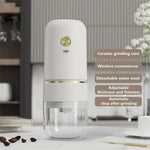 IPRee Electric Coffee Bean Grinder Ceramic Grinding Core Wireless Adjustable Automatic Electric Coffee Grinder Handheld Home