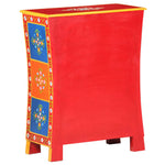 Solid Mango Wood Hand Painted Sideboard 23.6''x11.8''x29.5''