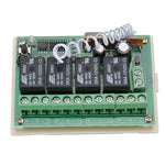 Geekcreit® 12V 4CH Channel 433Mhz Wireless Remote Control Switch With 2 Transmitter