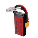 LinkMejor 2S 7.4V 1800mAh 120C 13.32Wh LiPo Battery XT60 Plug for RC Drone