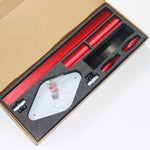 LinkMejor Handle Routing Template 0-10In Width 0-190mm Length with Dual-Rail Precision Positioning for Trimmer Router Cutting Board Serving Tray Woodworking Routing Tool