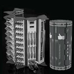 128 in 1 Precision Screwdriver Set CR-V Steel Magnetic Driver Kit Flexible Shaft for Electronics Computers Gaming Consoles Portable Repair Tool Set