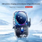 BK62-S 25W Semiconductor Qi2.2 Wireless Magnetic Charger Fast Wireless Charging Car Phone Holder for Smart Phones for iPhone 17 17Pro Max 16 15 14 for Xiaomi 17pro for Huawei Mate XTs for OPPO for VIVO