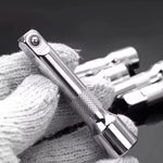 4PCS 1/4 Inch Extension Rod Set Chrome Vanadium Steel 6.3mm Socket Wrench Quick Auto Repair Tools 150mm 100mm 75mm 50mm